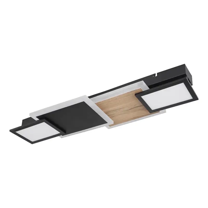 Speciale Aanbieding Globo 67279-30 - LED-plafondlamp CAROLINE LED/30W/230V 25x71,5 cm beige/zwart