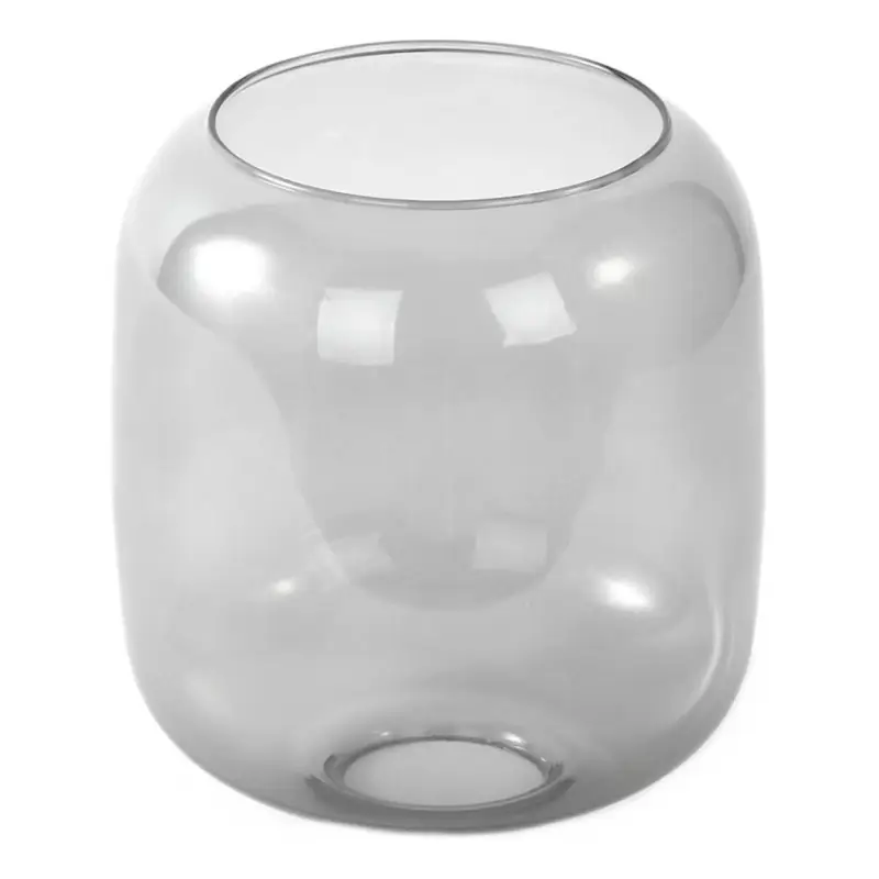 Premium Vervangingsglas voor kroonluchter E27, Ø 14 cm, rookgrijs