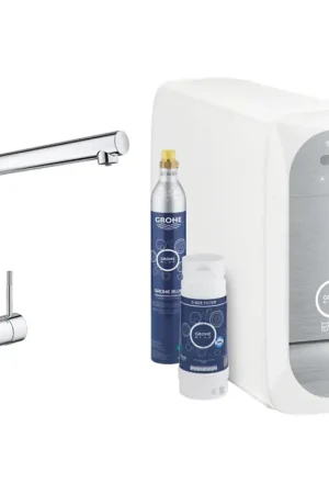 Gecertificeerd GROHE 31454001 - Keukenkraan BLUE HOME L-uitloop glanzend chroom