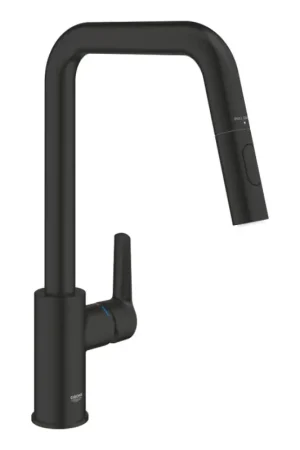 GROHE 306312430 - Keukenkraan QUICKFIX START 362 mm zwart Betaalbaar