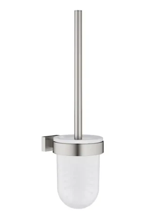 Alleen Vandaag GROHE 40513DC1 - Toiletborstelset ESSENTIALS CUBE, roestvrij staal (RVS)