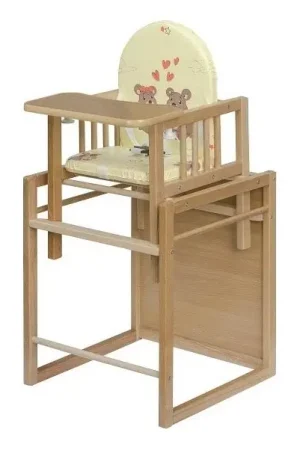 COSING - Kinder-eetstoel 2-in-1 Viktoria beuk/crème Must-Have