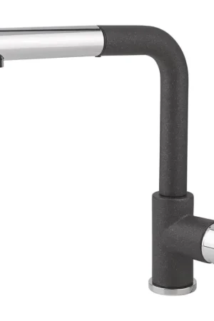 Concept BDG4527BC - Keukenkraan met uittrekbare sproeikop, 26,9 cm, graniet/zwart Betrouwbaar