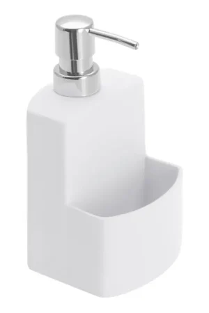 WENKO 3620115100 - Zeepdispenser FESTIVAL 10 x 18 cm, wit Populair