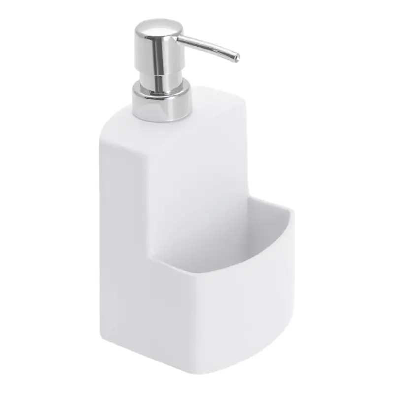 WENKO 3620115100 - Zeepdispenser FESTIVAL 10 x 18 cm, wit Populair