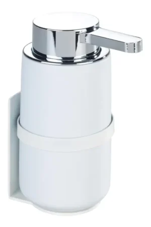 WENKO 54655100 - Zeepdispenser WOYA 250 ml wit/hoogglans chroom Koop Online