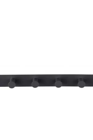WENKO 25653100 - Kapstok CELANO 39x11 cm zwart Betrouwbaar