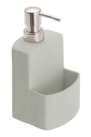 Weekendaanbieding WENKO 3620116100 - Zeepdispenser FESTIVAL 10x18 cm grijs