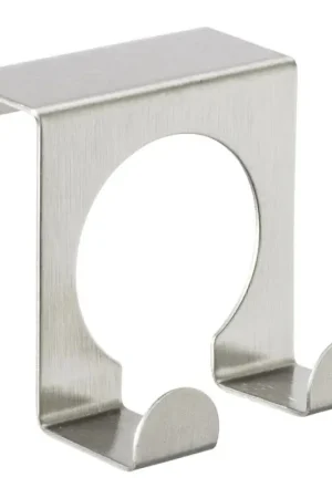 WENKO 8411100 - Haak 5 x 5 cm, roestvrij staal/zilverkleurig Bestseller