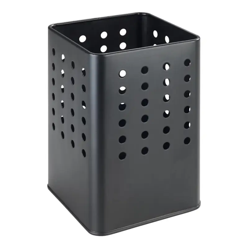 WENKO 54017100 - Bestekhouder SILIO 11,5 x 16,5 cm zwart Koop Vandaag