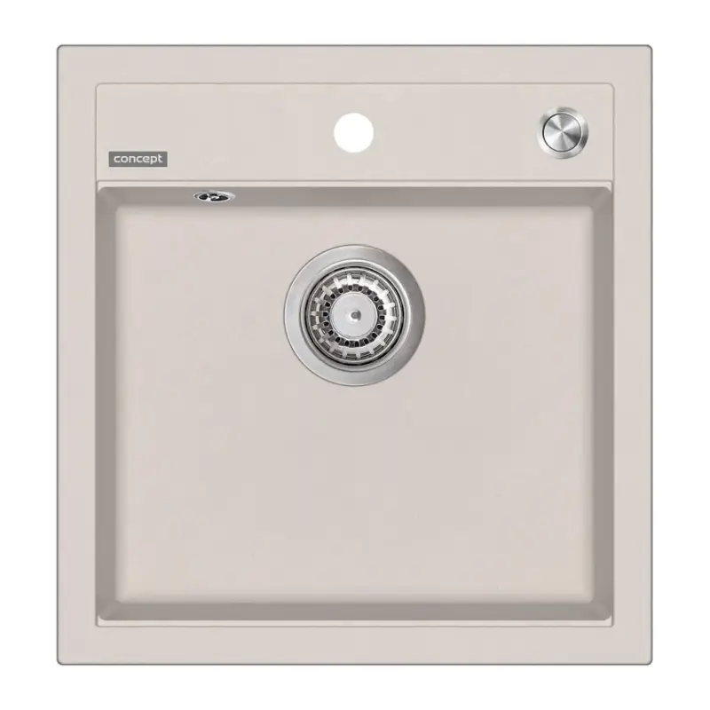 Concept DG00C50BE - Keukenspoelbak CUBIS 49x51 cm graniet/beige Bestseller