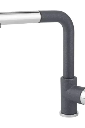 Concept BDG4527DG - Keukenkraan met uittrekbare sproeikop 26,9 cm graniet/donkergrijs Beperkt Aanbod
