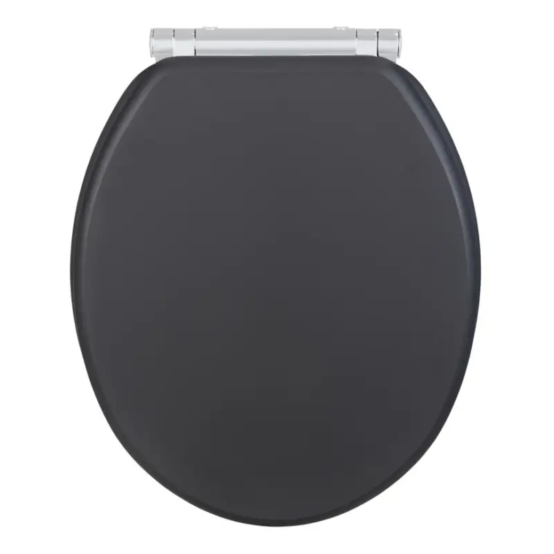 WENKO 25218100-WC-bril MORRA 35x42 cm antraciet/zilver Gecertificeerd