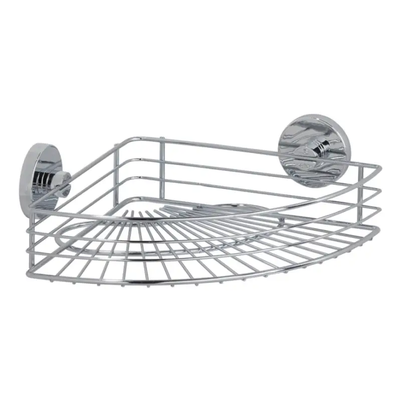 WENKO 20887100 - VACUUM-LOC ronde plank, 31 x 22,5 cm, glanzend chroom Uitverkoop