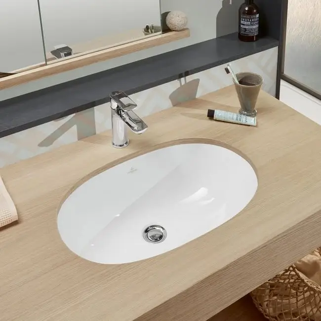 Beperkte Voorraad Villeroy & Boch 41626001 - Inbouwwastafel O.NOVO 60x35 cm keramiek/wit