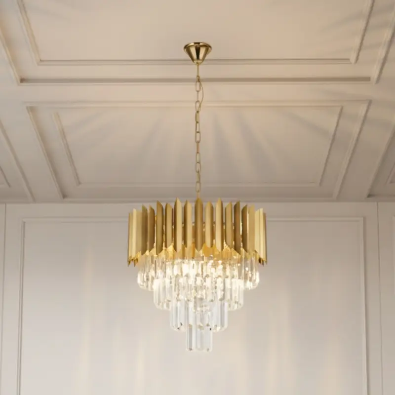 Veilige Betaling Brilagi - Kroonluchter met ketting CRISTAL 5xE14/40W/230V Ø 45 cm