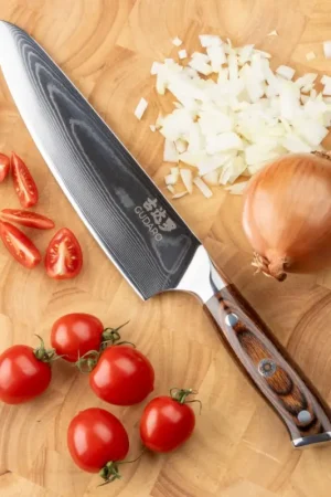 Meest Verkocht Gudaro - Damast koksmes FENG 8", 67 lagen damaststaal, lengte 20 cm
