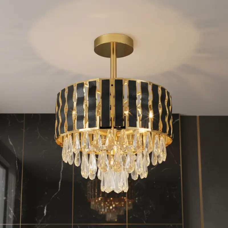 Brilagi - Opbouwkroonluchter CRISTAL 5xE14/40W/230V Ø 38 cm Favoriet
