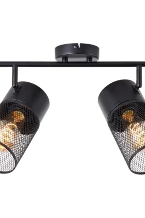 Koop Vandaag Brilliant - Spotlamp KAMOLO 2xE27/40W/230V zwart