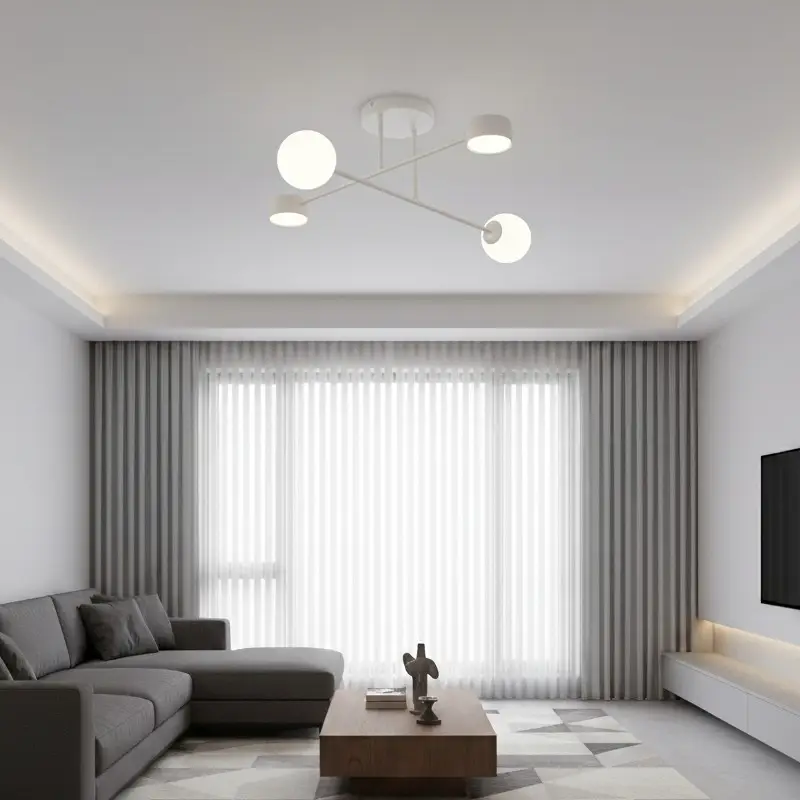 Plafondlamp HOLON 2xG9/8W/230V + 2xGX53/12W grijs Laatste Kans