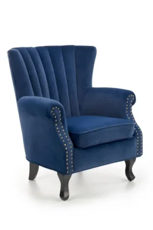 Donkerblauwe fauteuil CLARUS Bestseller
