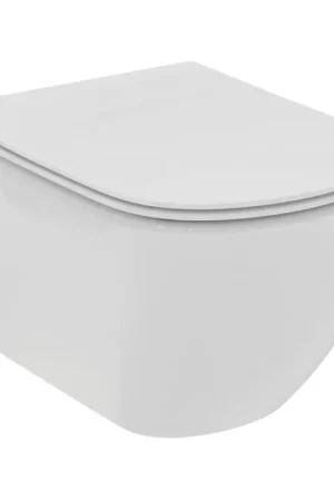Ideal Standard T536001 - Hangend toilet zonder spoelrand met SoftClose-zitting TESI keramiek/wit Alleen Vandaag