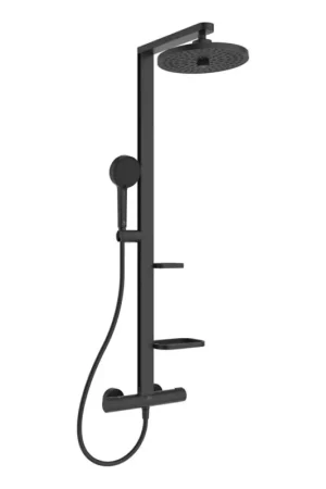Ideal Standard BD583XG - Doucheset met kraan CERATHERM ALU+ mat zwart Hoge Kwaliteit