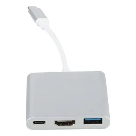 Dagaanbieding USB-C-hub 3-in-1 met Power Delivery 100W en 4K HDMI