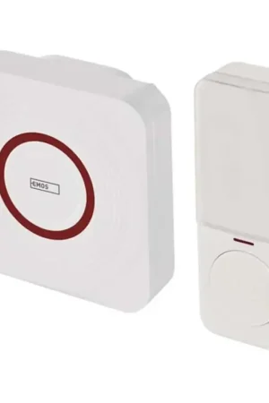 Fabrieksprijs Draadloze deurbel voor in het stopcontact GoSmart 230V + 1xCR2032 wit Wi-Fi