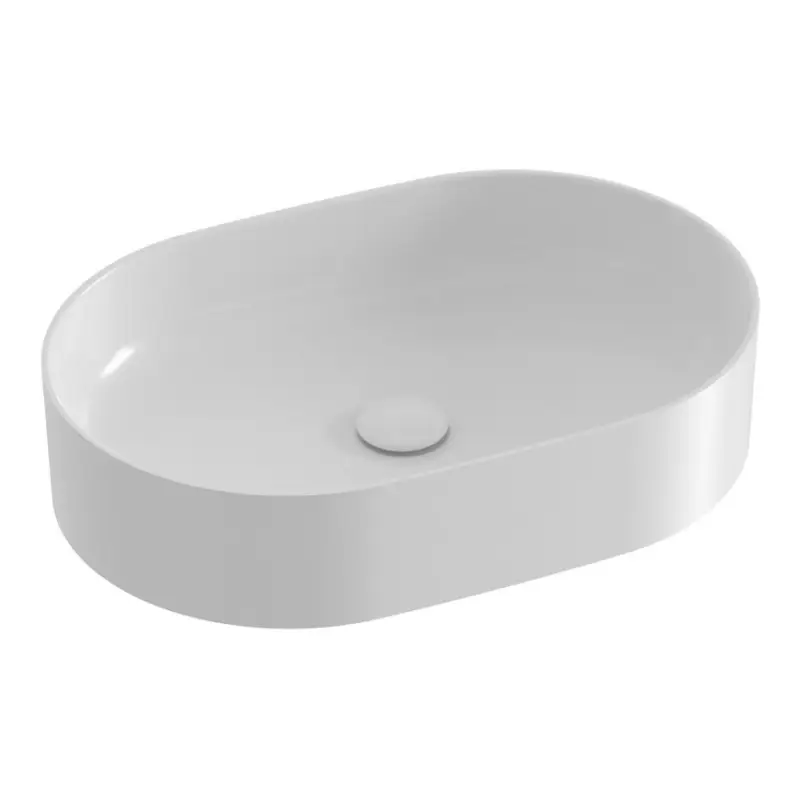 Ravak XJX01155001 - Opzetwastafel CERAMIC SLIM 55x37 cm keramiek/wit Dagaanbieding