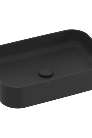 Ravak XJX0D155001 - Opzetwastafel CERAMIC SLIM 55x37 cm keramiek/zwart Bestel Nu