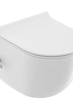 Aanbieding Ravak X01912 - Hangend toilet met bidetdouche CHROME keramiek/wit