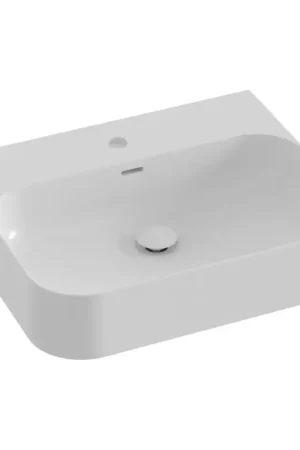Ravak XJX01155006 - Opzetwastafel CERAMIC SLIM 55x45 cm keramiek/wit Flitsaanbieding