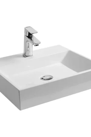 Koop Vandaag Ravak XJO01250000 - Hangende wastafel NATURAL 50x45 cm gietmarmer/wit