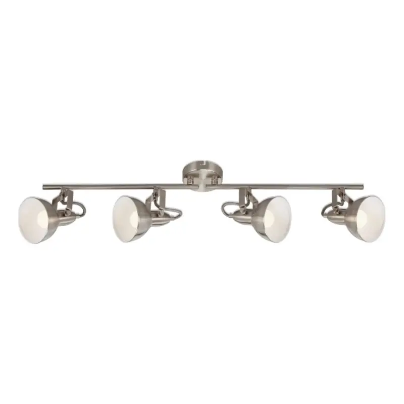 Lage Kosten Briloner 2049-042 - Spotlamp 4xE14/40W/230V zilver