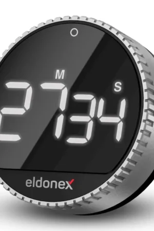 Aanbieding ELDONEX ECL-1210-SL - Keukentimer QuickCount 3xAAA zilver/zwart
