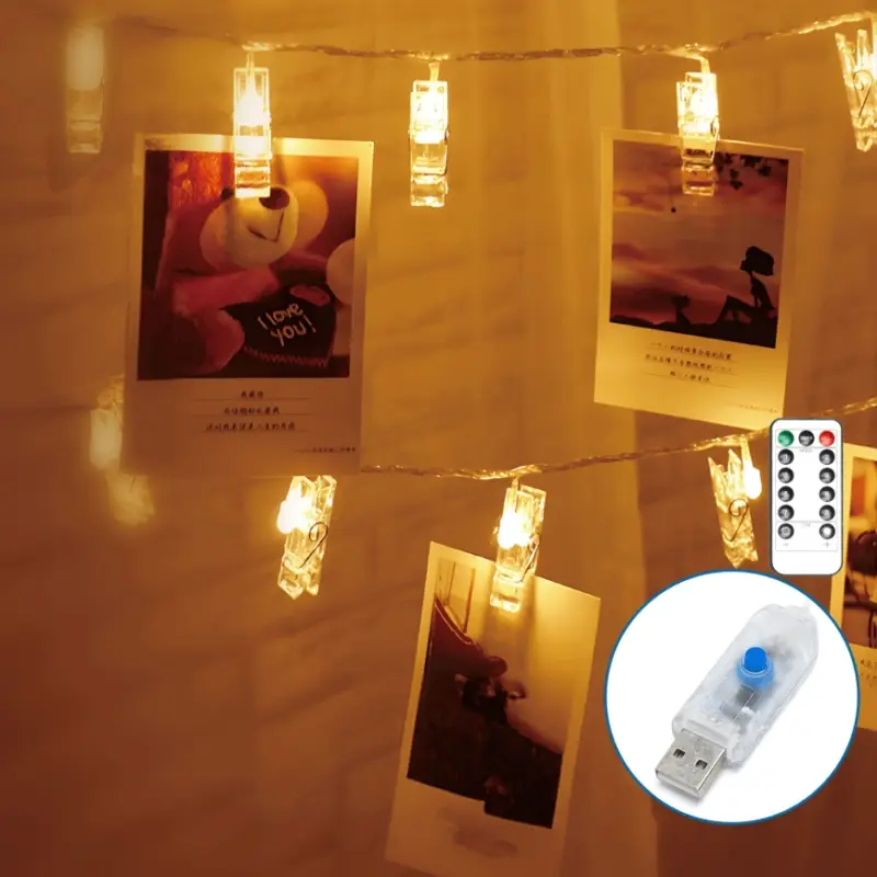 Aigostar - LED decoratieve lichtketting 20xLED/5W/USB 6 m warm wit Koopje