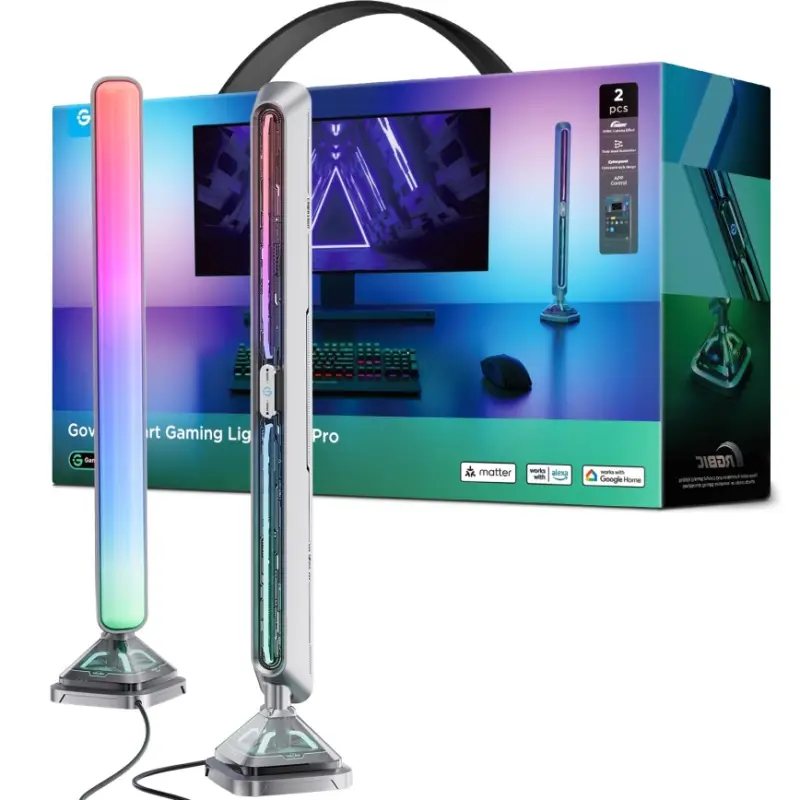 Rechtstreeks Van De Fabrikant Govee - Smart RGBIC Gaming Pro lichtpanelen, compatibel met Matter en Wi‑Fi