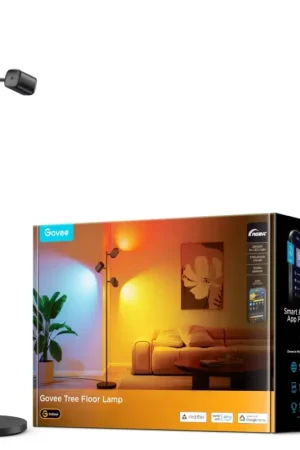 Merkproduct Govee - LED RGBICWW dimbare vloerlamp TREE MATTER LED/48W/230V Wi-Fi