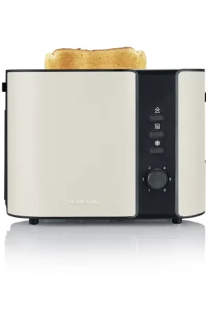 Severin AT 9576 - Broodrooster met twee sleuven 800W/230V beige/zwart Express Levering