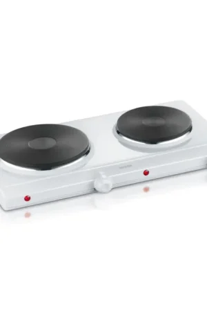 Severin DK 1042 - Twee-pits kookplaat 2500W/230V, wit Nu Kopen