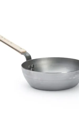 Must-Have De Buyer 5714.24 - Diepe koekenpan MINERAL B BOIS 24 cm