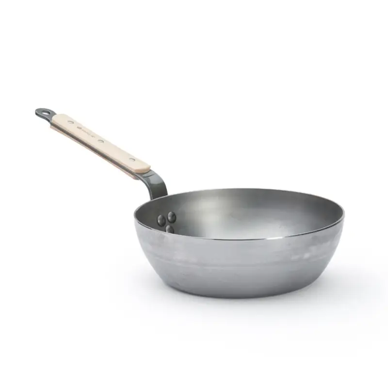 Must-Have De Buyer 5714.24 - Diepe koekenpan MINERAL B BOIS 24 cm