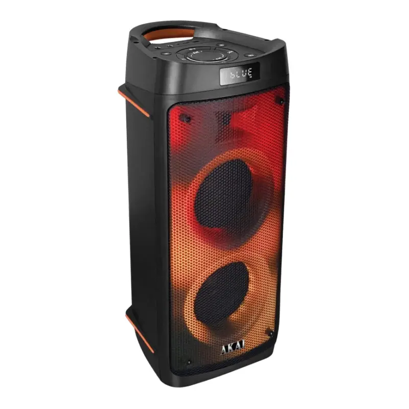 Hete Deal AKAI PARTY BOX 810 - Draadloze luidspreker 65W/230V 5000 mAh + afstandsbediening