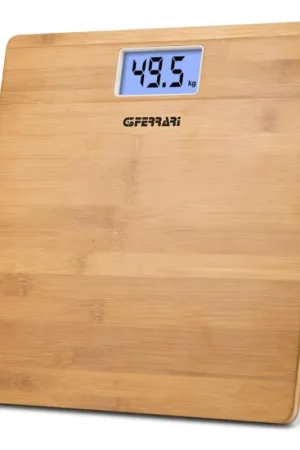 G3Ferrari G30042 - Digitale persoonlijke weegschaal 2xAAA bamboe Actieprijs
