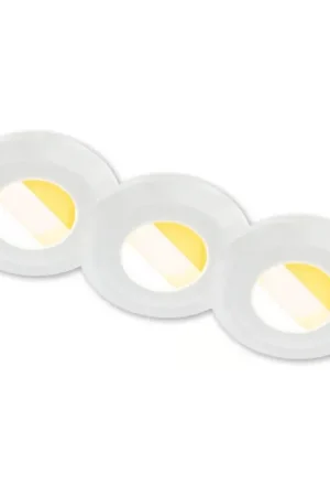 Voordeelprijs Briloner 7588036 - SET van 3 LED-inbouwspots voor badkamer KLIRA LED/4,9W/230V 2500/3000/4000K IP44 wit
