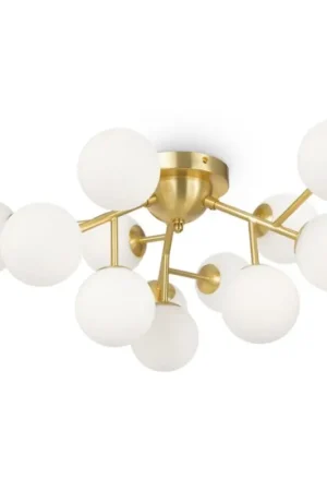 Aanbieding Maytoni MOD545CL-12BS - Plafondlamp DALLAS 12xG9/28W/230V, goudkleurig