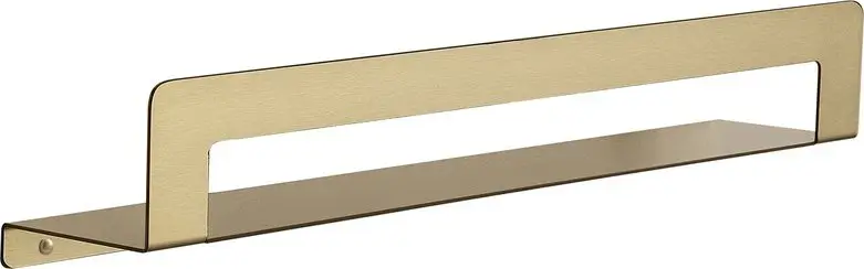 Bestseller Gedy - Plank met handdoekrek CLEO 50 cm, mat goudkleurig