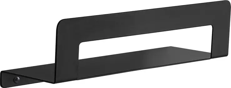 Gedy - Plank met handdoekhouder CLEO 30 cm mat zwart Merkproduct