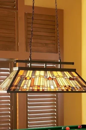Bestseller Elstead - Tiffany INGLENOOK kettingkroonluchter 3xE27/100W/230V
